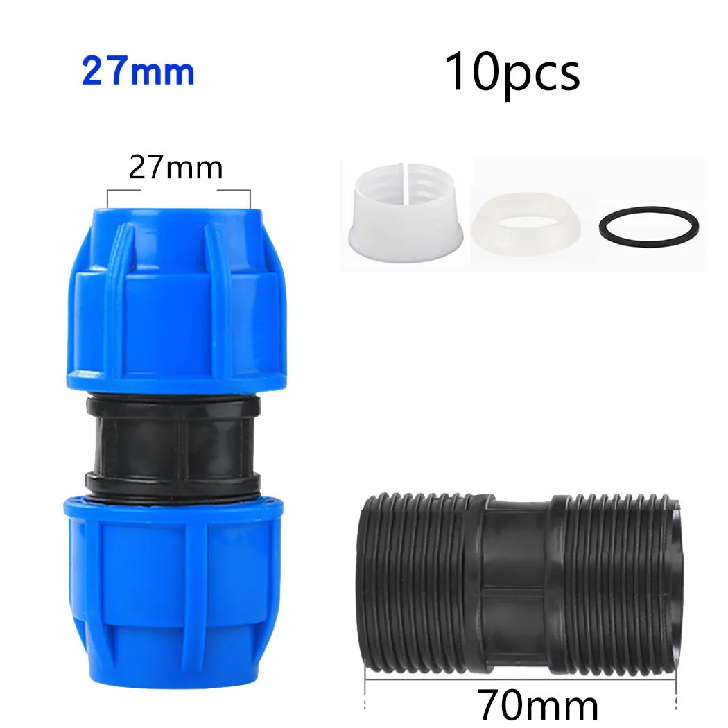 

10pcs PE Pipe Joint Accessory Attachment Elements Gadget Quick Connector