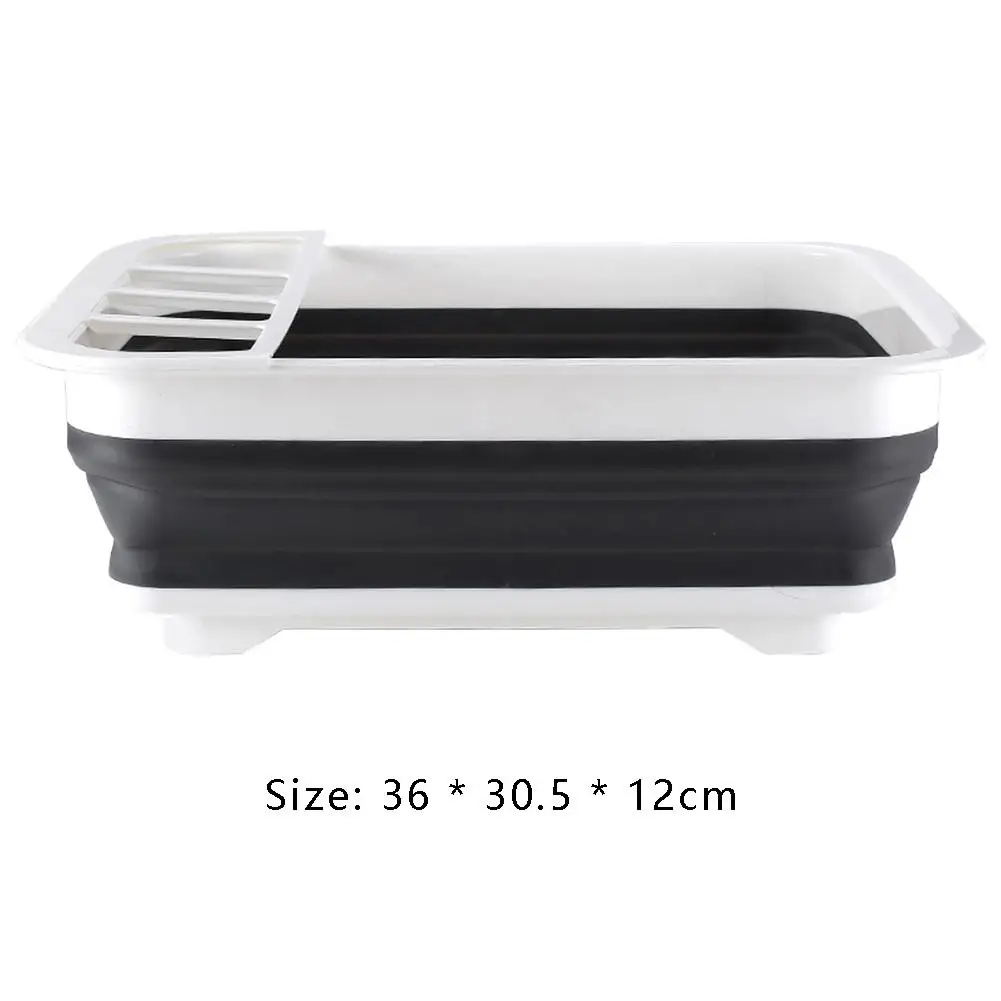 Складное блюдо стеллаж для кухни держатель хранения чаша мытья посуды тарелка