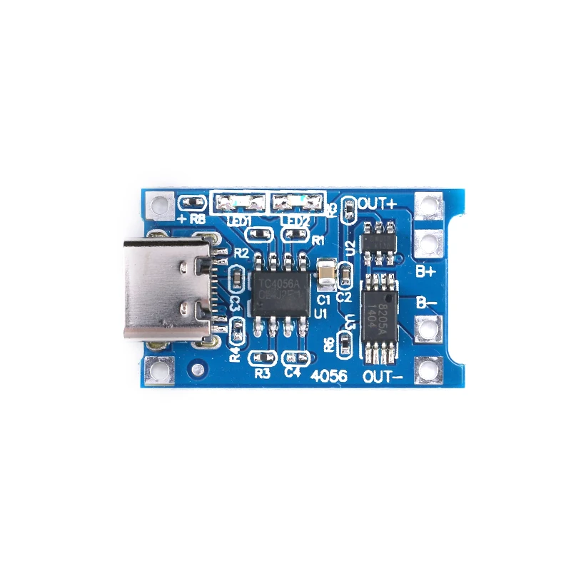 Зарядная Плата USB type-c 5 В 1 А 18650 TP4056 модуль зарядного устройства литиевой батареи