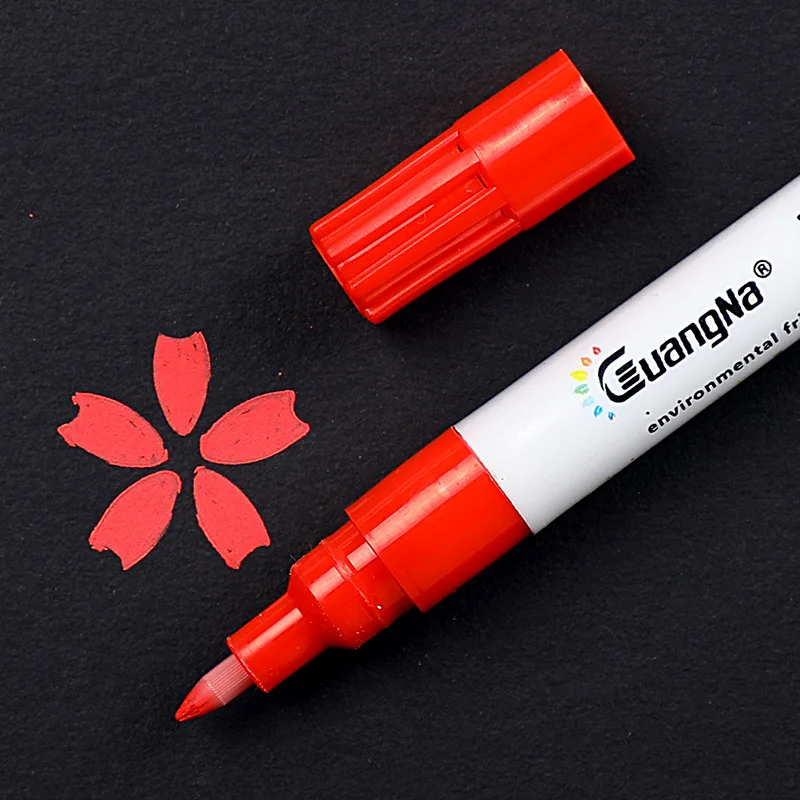 

0.7mm Acrylic Paint Marker pen Detailed Marking Color Paint Pens for Ceramic Rock Glass Porcelain Mug Wood Fabric Canvas