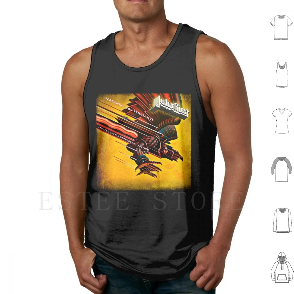 

Screaming For Vengeance 2021 Masmaret Tank Tops Vest Sleeveless Screaming For Vengeance Judas Priest Tour