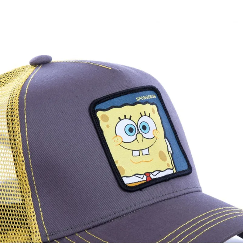 Новая сетчатая шапка Губка Боб Snapback хлопок Патрик бейсболка для мужчин и женщин хип хоп дальнобойщик папа Регулируемый головной убор gorras дропшиппинг