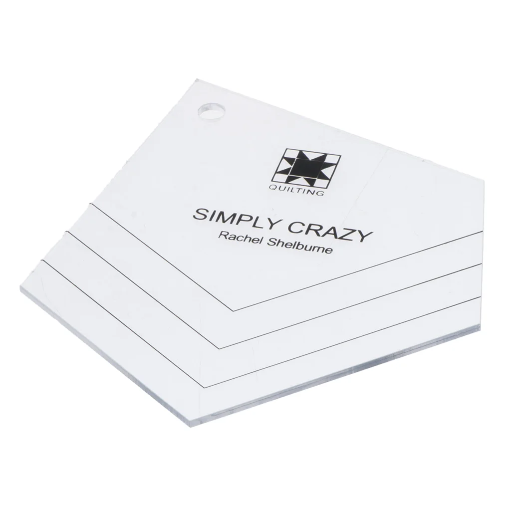 Многофункциональная прозрачная акриловая трафаретная линейка Дрезден для