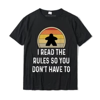 i read the rules funny board game gift boardgame lover shirt t shirt tshirts newest 3d printed cotton mens tops t shirt family