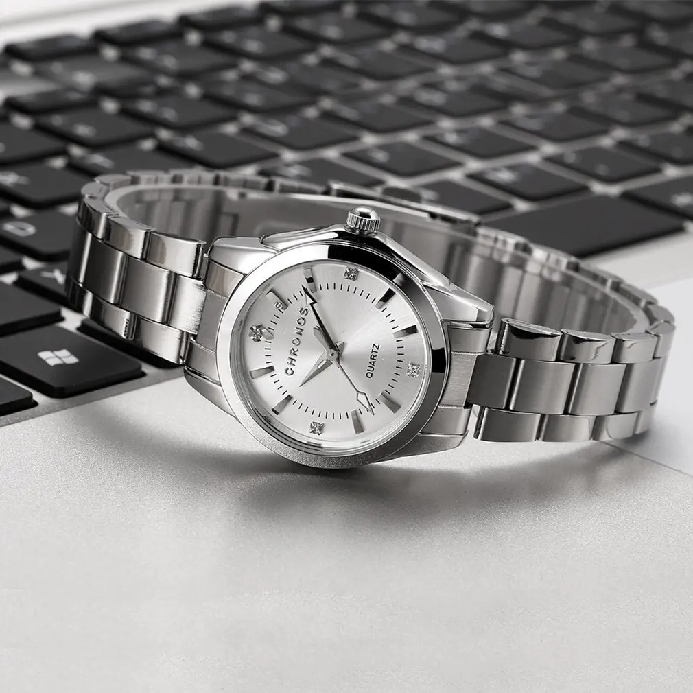 Женские повседневные водонепроницаемые кварцевые наручные часы деловые с