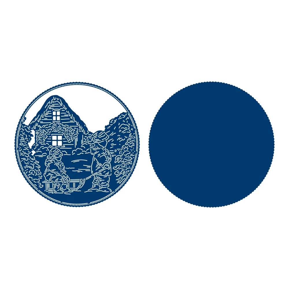 

Love Meets Winter Arrival Metal Cutting Dies for DIY Scrapbooking Crafts Dies Cut Stencils Maker Photo Album Template Handmade