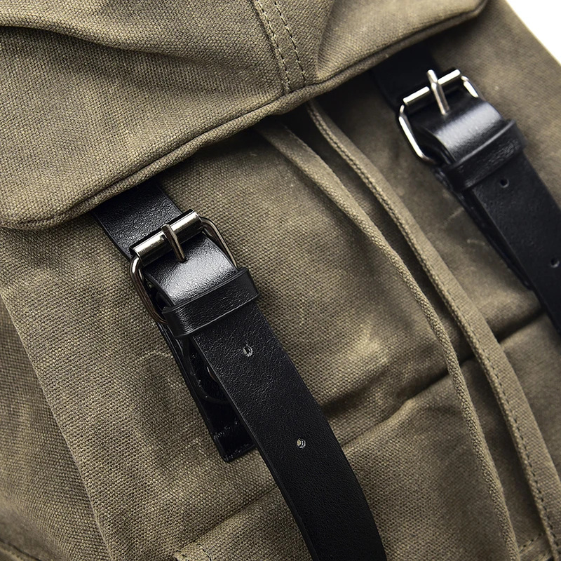 Новый мужской рюкзак в стиле ретро прочный с большой вместительностью для
