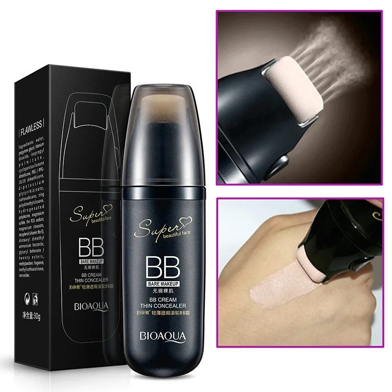 

Роликовый консилер 3 в 1, основа для макияжа, питательный Осветляющий кожу BB крем, стойкий идеальный базовый крем для кожи BB & CC