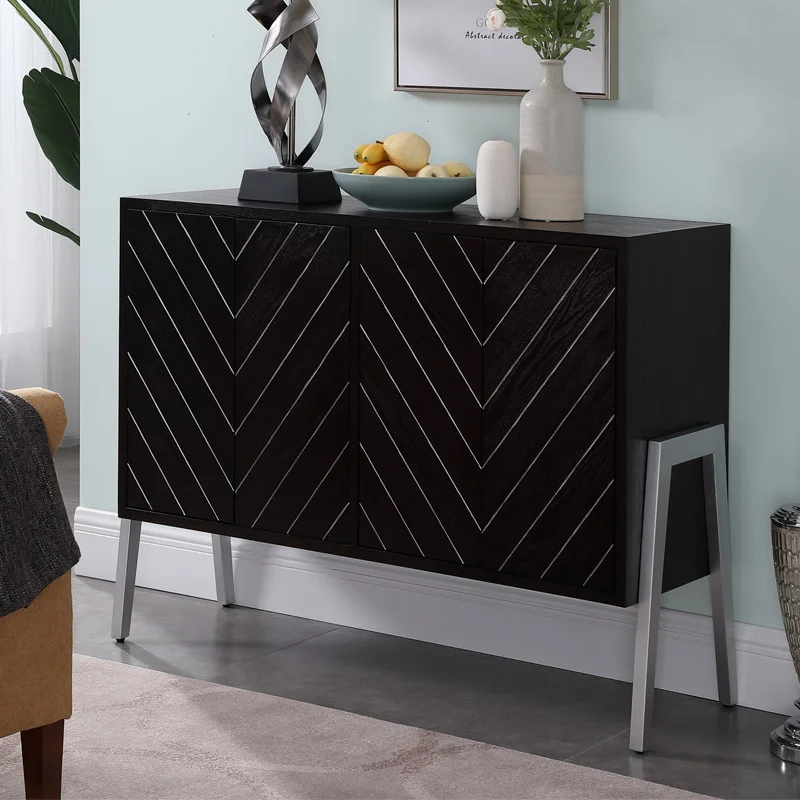 

Simple New Chinese Style All Solid Wood Console Cabinet Nordic Post-modern Light Luxury Console Table Dining Side Cabinet Hotel