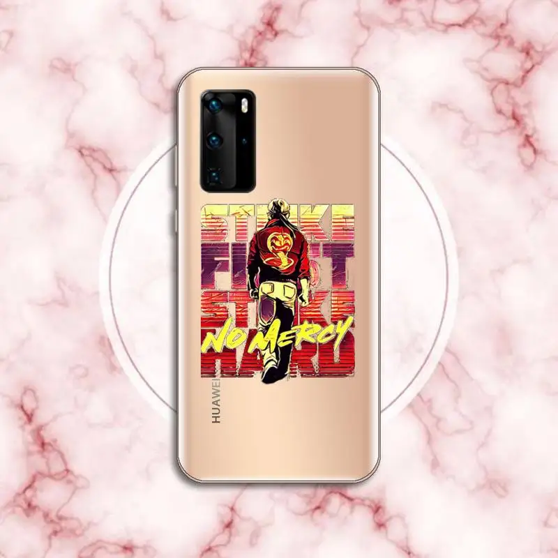 

cobra kai snake 2 Phone Case Transparent for Huawei P20 P30 P40 honor 8 10i P smart 2019 Samsung A71 A21S S10 20 plus