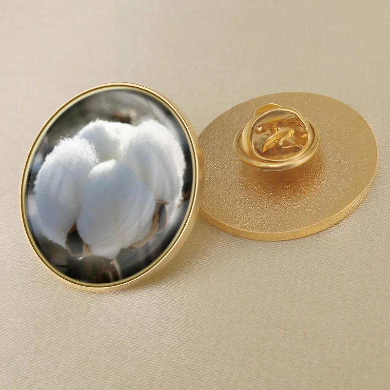 Герб Момо карта Национальный флаг Эмблема с национальным цветочным брошь значки