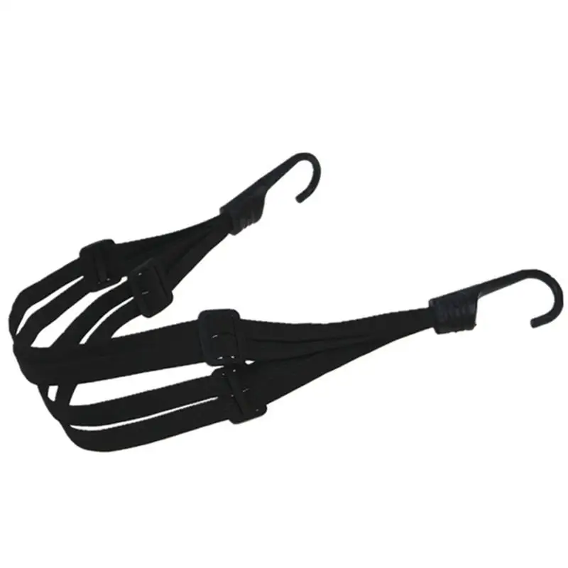 

Strong Motorcycle Helmet Mesh Net String Elastic Motorbike Luggage Net Protective Gears Bike Tying Up Hook Luggage Strap Hot