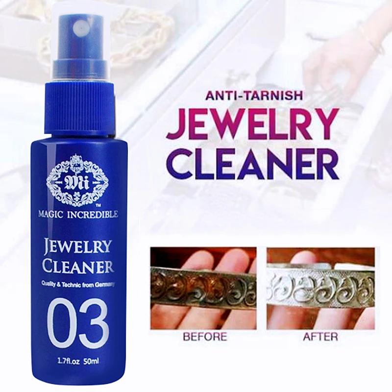 

1/2/3pcs 50ml Anti-tarnish Jewelry Cleaner Gold Pearl Watch Diamond Ring Cleaning Spray Cleaning Spray Jewelry Maintenance VL