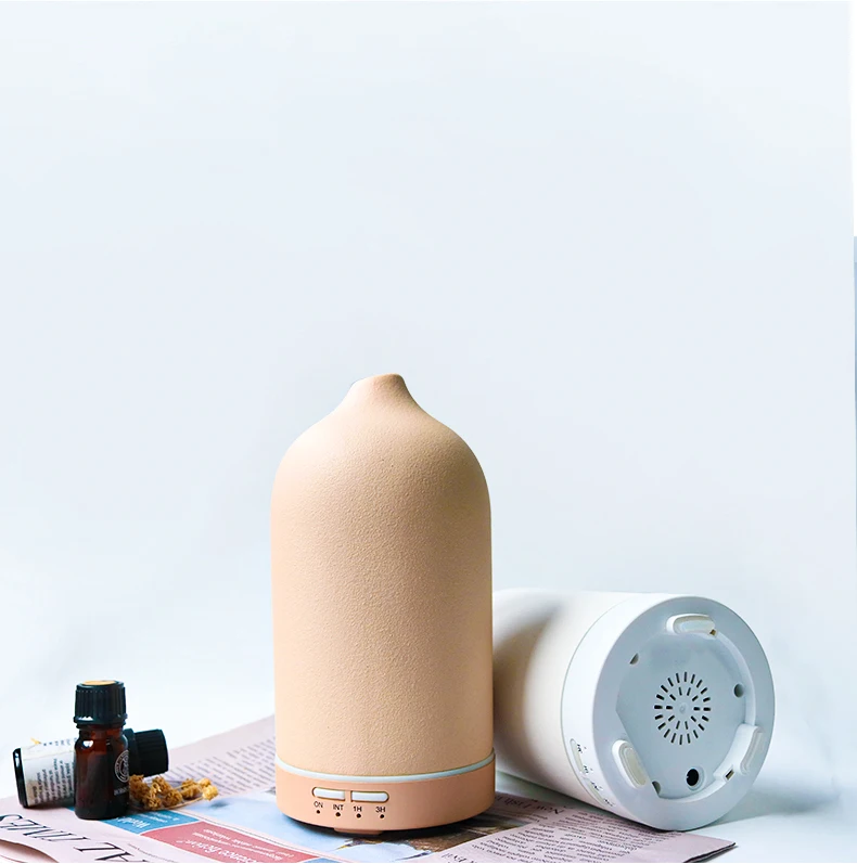 

100ml Ceramic Essential Oil Diffuser Air Purifier Spa Ultrasonic Aroma Diffuser Humidifier