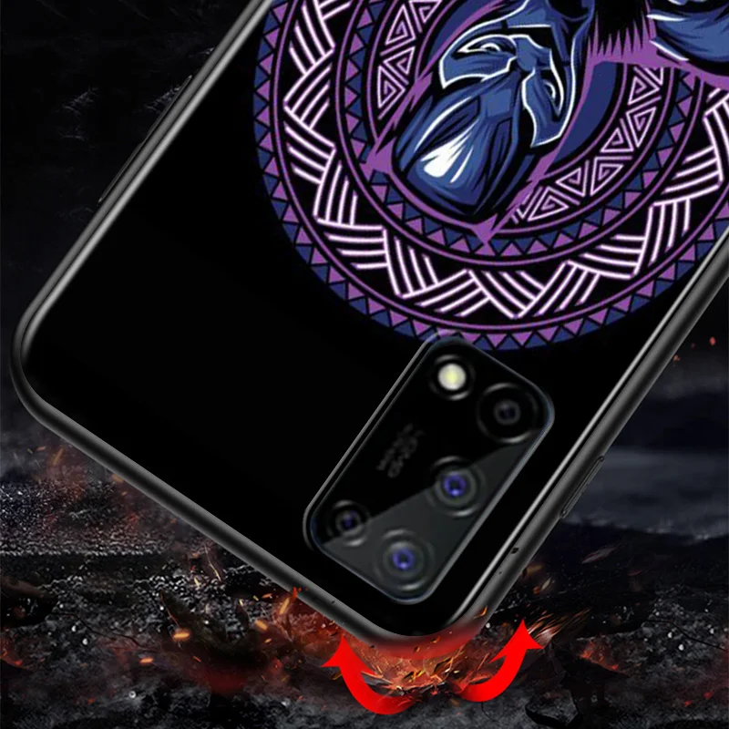 

Marvel Avengers Black Panther Super Hero For Huawei Honor V9 Play 3E 8S 8C 8X MAX 8A 2020 Prime 8 7S 7A Pro 7C Black Phone Case