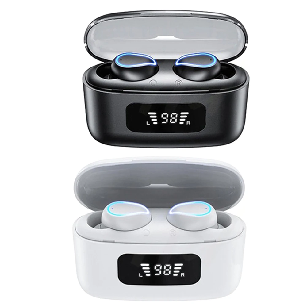 

TWS T1 Bluetooth 5.0 Earbud Wireless Headphones Touch Control HiFI Stereo Earphones Sport Earbuds Waterproof With Charing Box