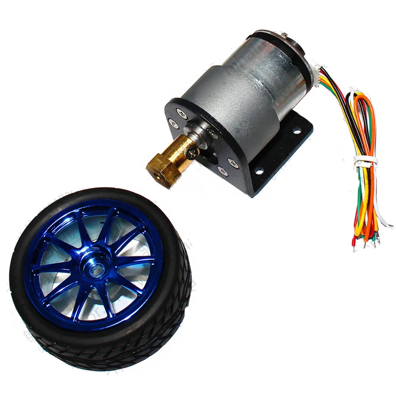 DC6V 24V GM37 520 Электродвигатель с датчиком холла и шиной 65 мм|Двигатель постоянного