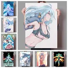 Аниме виви-флюорит постер песни Глаз Украшение Искусство домашний Декор Спальня дети кавайная комната Декор Гостиная Диван стена холст постер