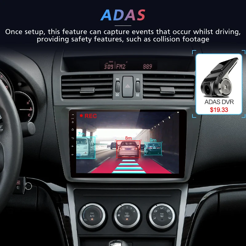 Junsun V1 2G+ 32G Android 8,1 для Mazda 6 2008 2009 2010 2011 2012 автомобильный Радио Мультимедиа Видео плеер навигация gps 2 din dvd