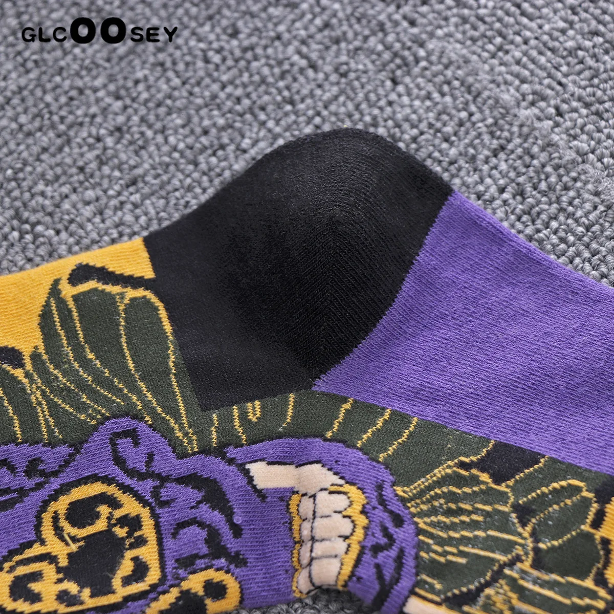 Новые мужские модные Harajuku в стиле хип хоп Носки с рисунком пара Красочные
