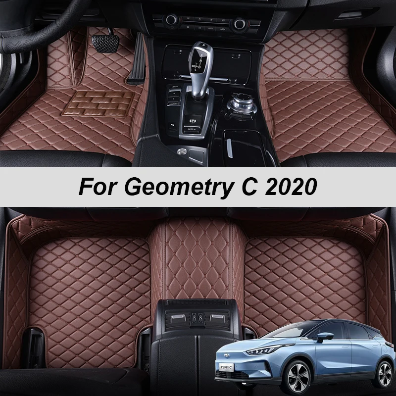 

Изготовленные на заказ кожаные автомобильные коврики для геометрии C 2020, коврики, коврики, подкладки для ног, аксессуары