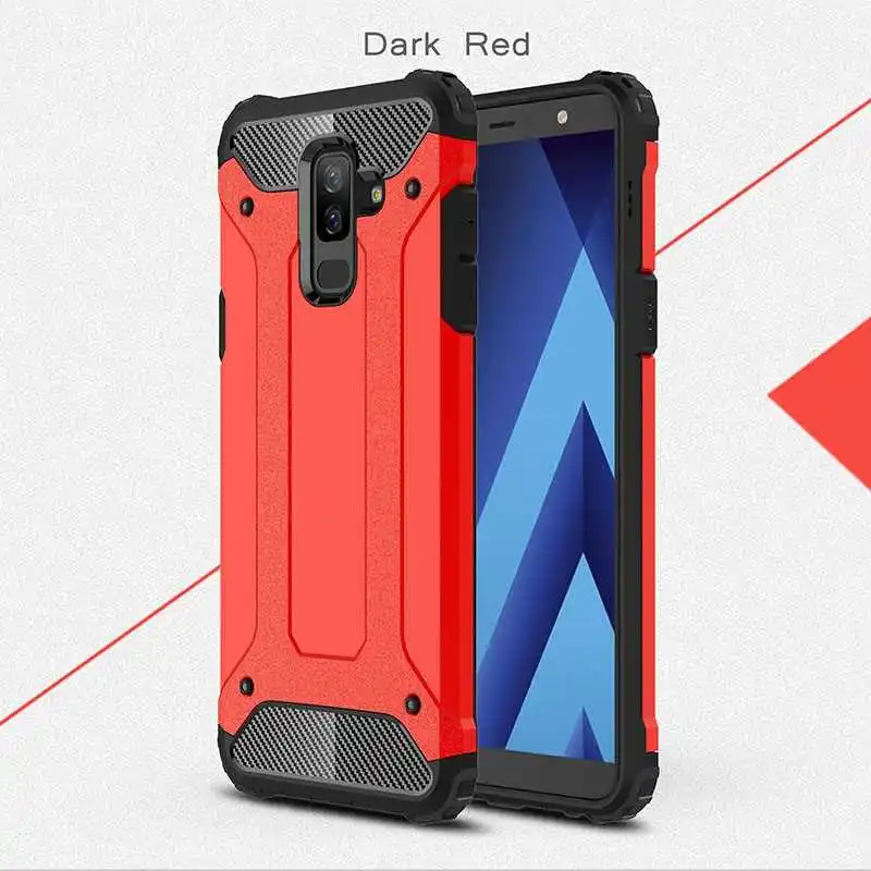 Mokoemi Armor ударопрочный чехол для samsung Galaxy J8 J6 J4 Plus J2 Pro чехол для samsung Galaxy J7 J3 J2 Core чехол для телефона - Цвет: Red