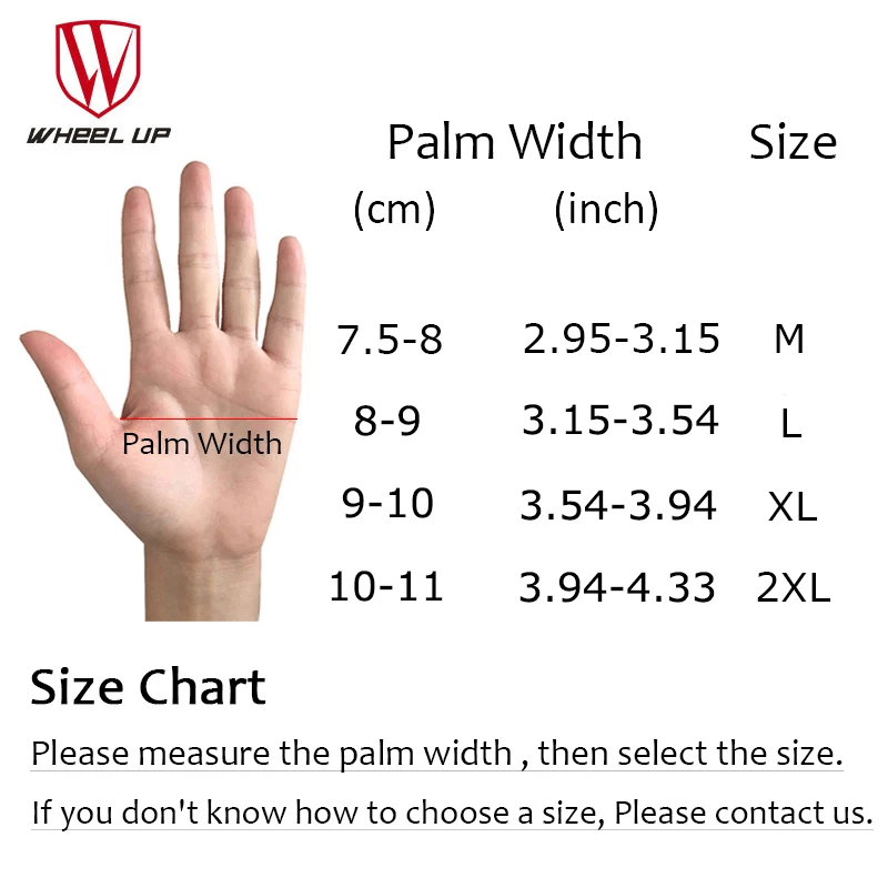 

WHEEL UP Breathable Cycling Gloves Half Finger Fitness Gloves Men Non-slip Reflective Bike Gloves Wear Resistance Bicycle Gloves
