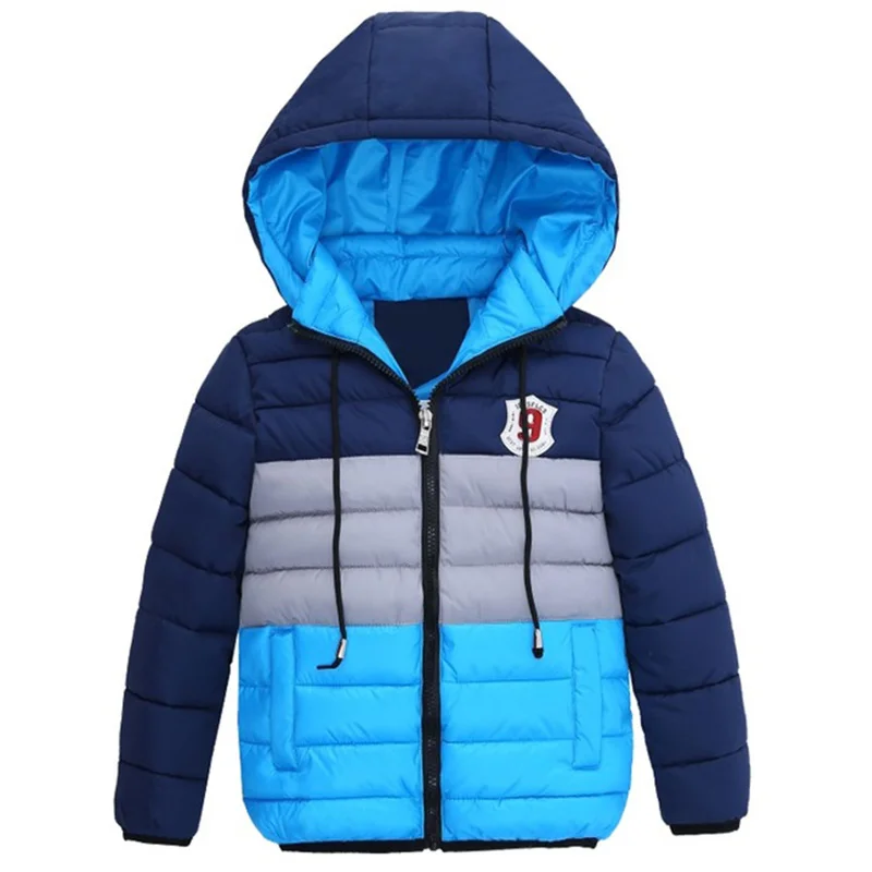 

Winter Boys Coats Kids Zipper Jackets Boys Thick Hooded Winter Jacket High Quality Children Winter Coat kids Clothes 4 6 8 Years