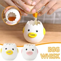 cute chicken ceramic egg white separator creative egg yolk protein separator filter baking tools kitchen accessories practical