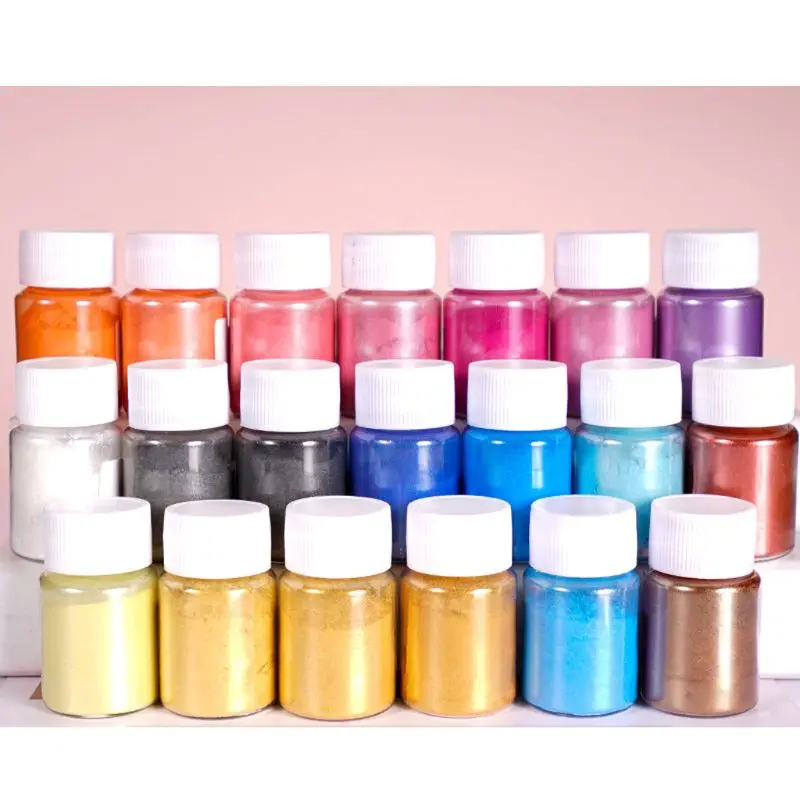 Перламутровые пигменты Aurora Resin Mica 21 цвет создание ювелирных изделий | Украшения и