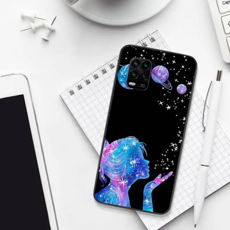 LJHYDFCNB Прозрачный чехол для телефона с милыми планетами и звездами Xiaomi 8 9 Se 10 10pro Note 2 3 MIX2 S MAX2 F1 5X|Бамперы| |