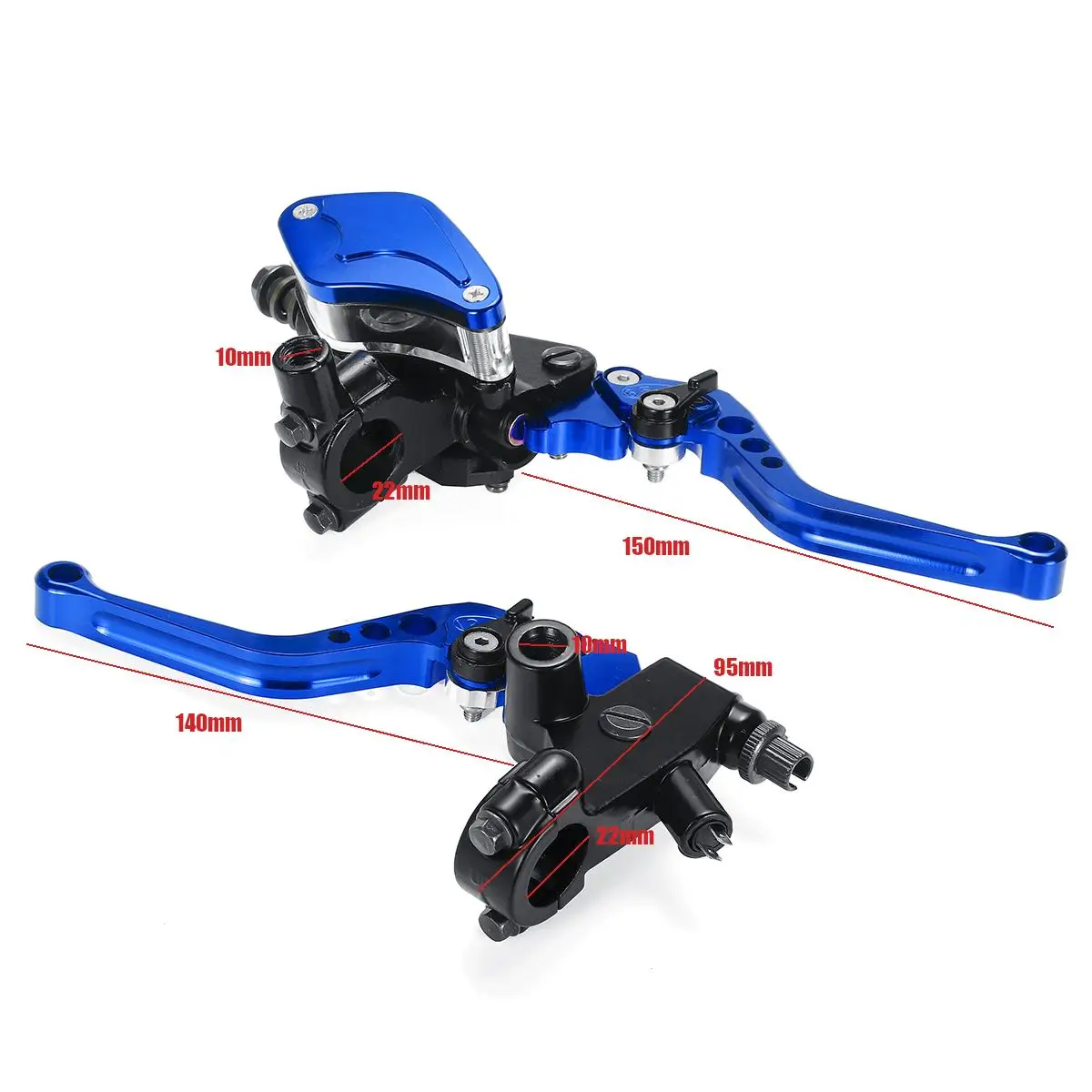 

7/8-inch Universal Motorcycle Brake Handles Handlebars Hydraulic Clutch Master Cylinder Levers Pit Pro For HONDA For Yamaha