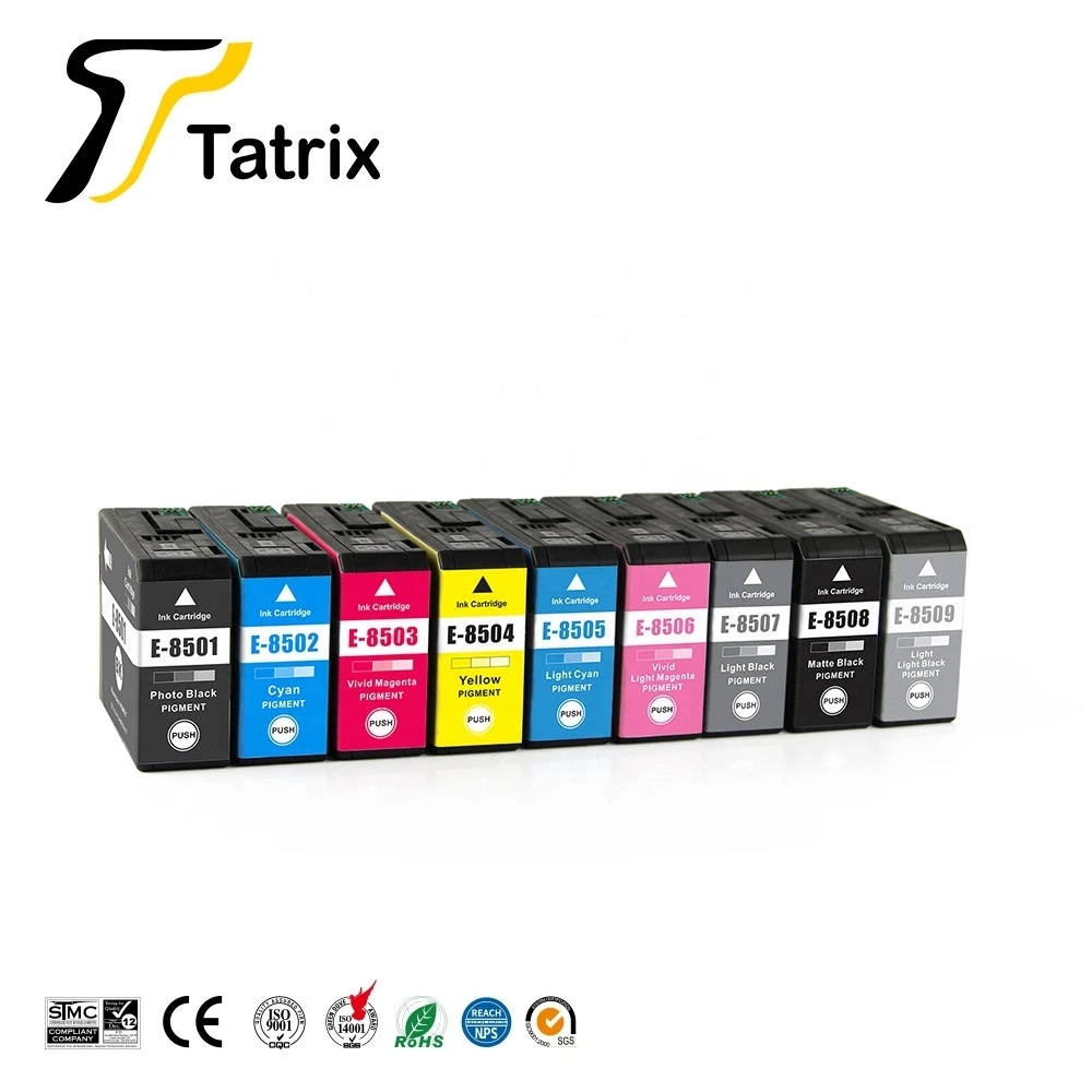 Tatrix совместимый для Epson T8501 T8509 картриджи принтера SureColor P800 SC P800|Чернильные картриджи| |
