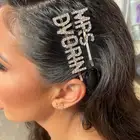 Заколки для волос Lateefah, с блестящими кристаллами, 1 шт.