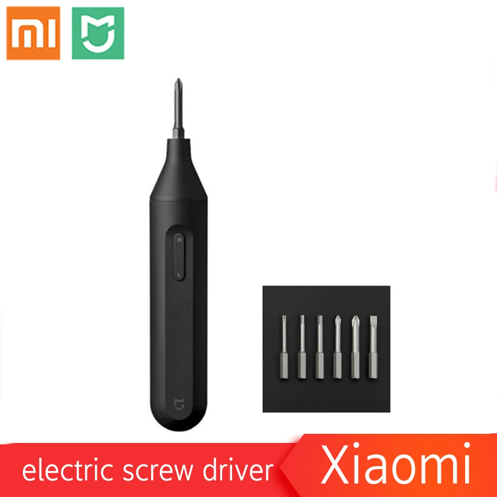 

Электрическая отвертка Xiaomi Mijia, аккумуляторная отвертка 1500 мАч с 6 S2