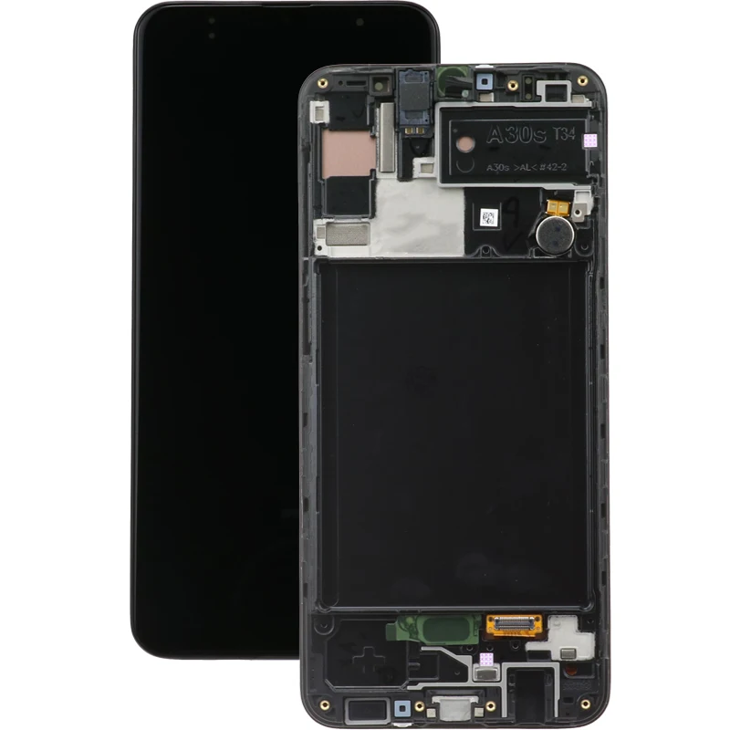 For Samsung Galaxy 6.4” SUPER AMOLED A30s A307F A307 A307FN With Frame LCD Display Touch Screen Digitizer Assembly Replacement | Мобильные