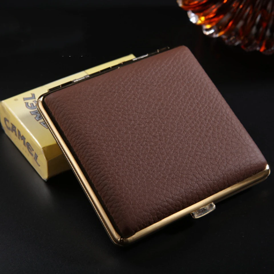 Чехол для сигарет из натуральной кожи персонализированный креативный браслет