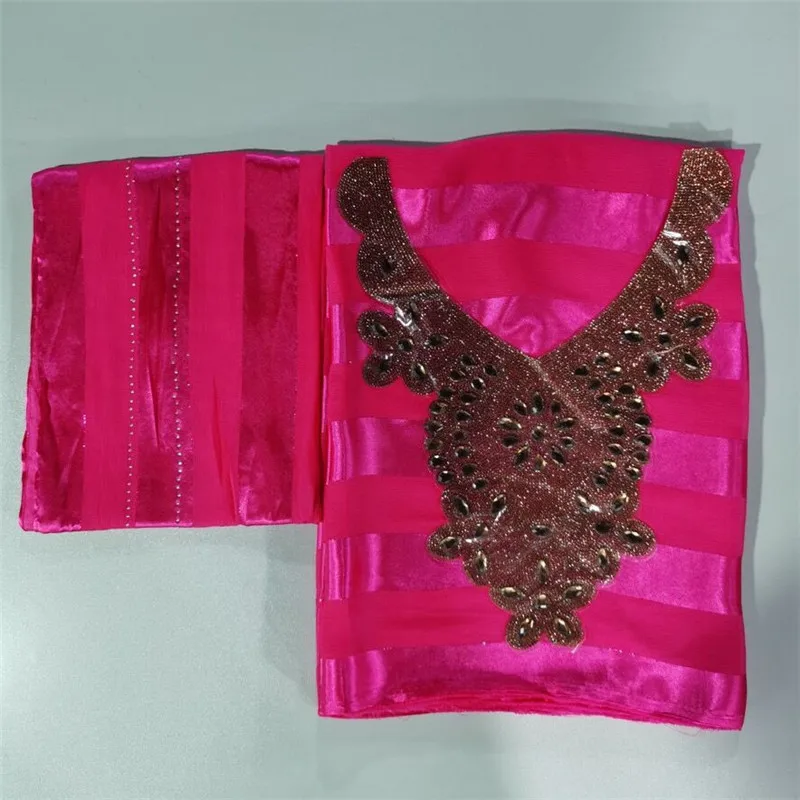 Высококачественная шелковая ткань для женского платья вышитая Джордж