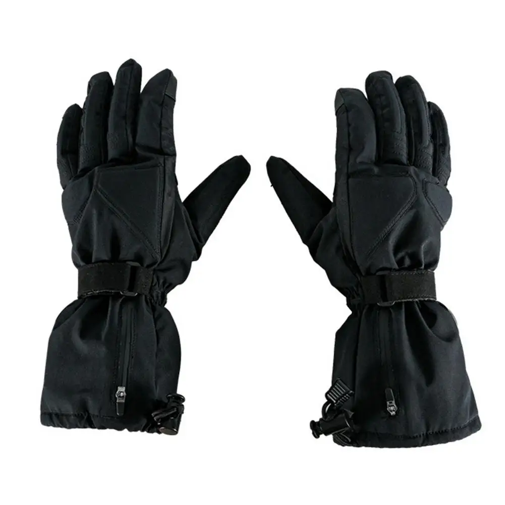 

Winter Electric Rechargeable Heating Gloves 3-level Temperature Adjustment Warm Skiing Glove Cycling Breathable Hand Warmer