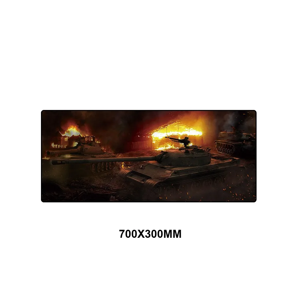 TKSJ-014 World of Tanks коврик для мыши большой Противоскользящий геймерский игровой коврик для мыши Keyborad коврик для мыши для ноутбука водонепроницаемый коврик для мыши защита стола - Цвет: TKSJ-014