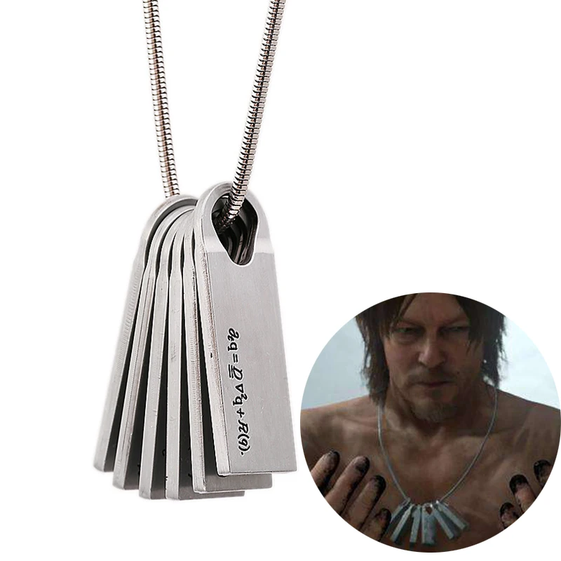 Stranding ожерелье смерти Нормана ридуса, длинные ожерелья с подвесками, колье-чокер из сплава, ювелирные изделия для мужчин и женщин