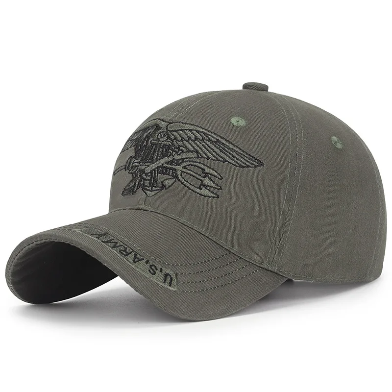 

Army Military Baseball Cap Cotton Soft Adjustable Dad Cap Sun Protective Outdoor Runing Cap Unisex