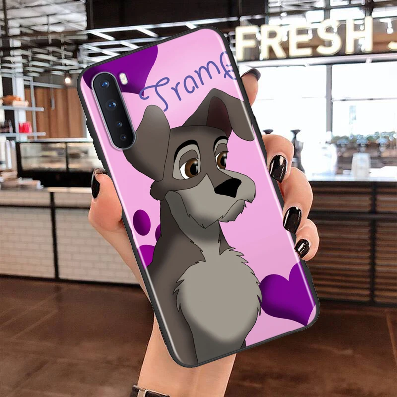 

Soft TPU Cover Lady and the Tramp for OnePlus Nord N100 N10 8T 8 7T 7 6T 6 5T Pro Black Phone Case