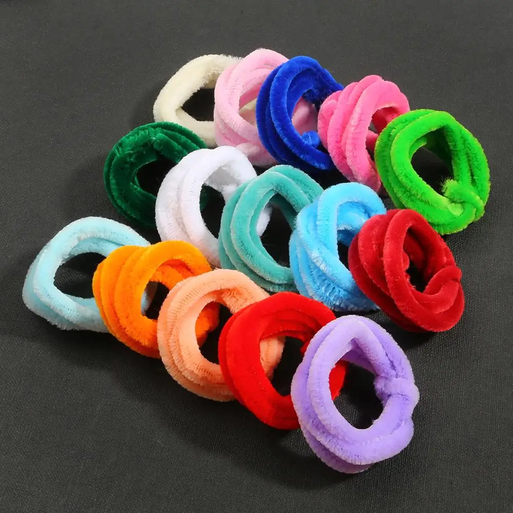 1 м/уп. красивые плюшевые палочки сделай сам стебли синели очистители труб