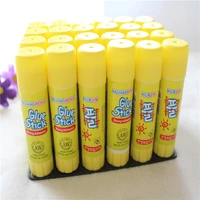 5pcs 15g solid yellow glue high viscosity solid glue used for household sticky paper stationery office school