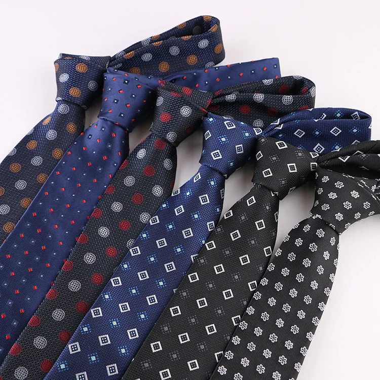 

7cm new ties for men business casual neck tie polyester necktie