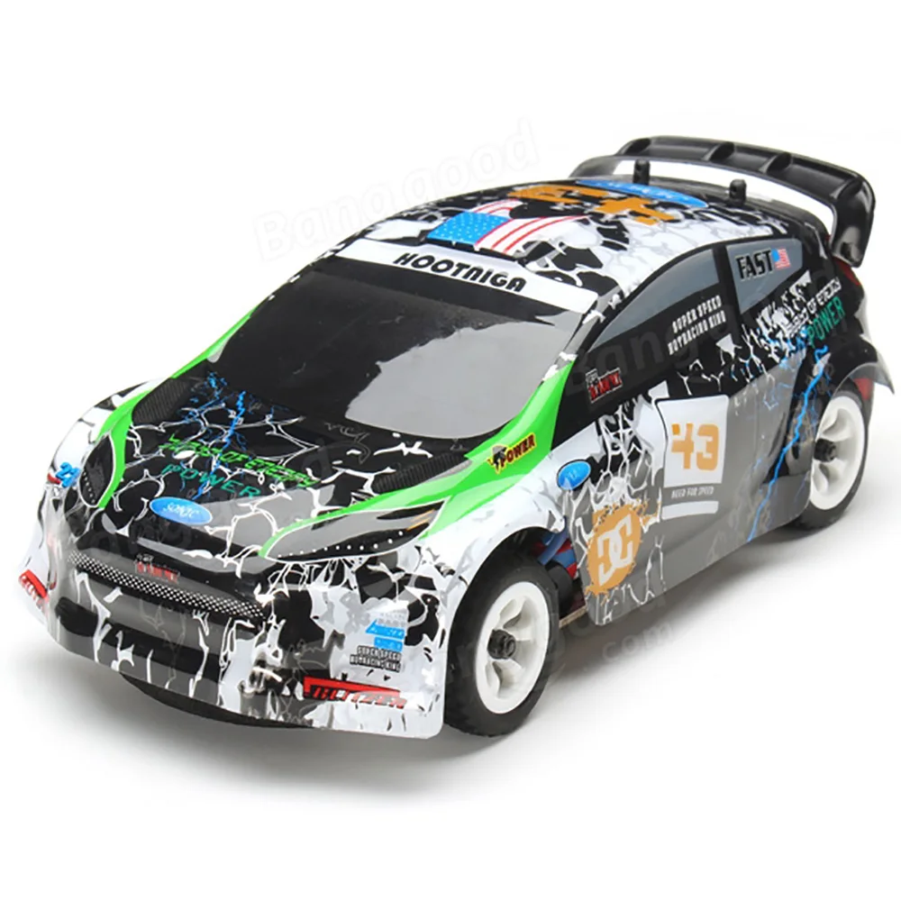 Игрушечный Радиоуправляемый автомобиль Wltoys K989 1/28 2 4G 4WD матовый раллийный RTR с