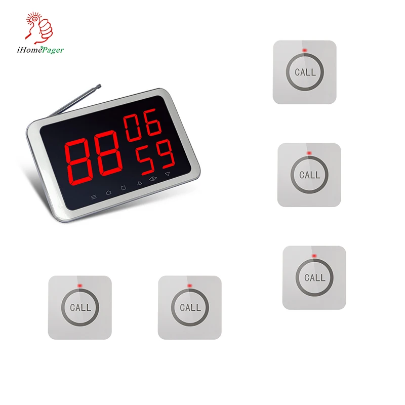 Беспроводная система вызова Официант Система для ресторана три группы номер