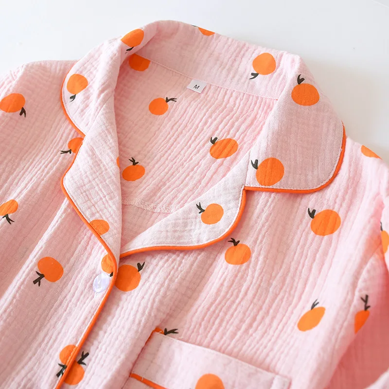 

Comforrt Pajama Set For Women Kawaii Printed Cotton Sleepwear Suit Female Nightwear Spring Long Sleeve Casual Homewear Set