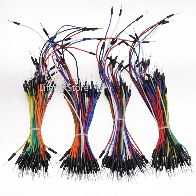 65 шт. для макетной платы навесные провода комплект 12 см ~ 25 2 штыревый разъем Solderless